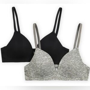 Wonder Nation Girls Pull Over Bras, 2-Pack